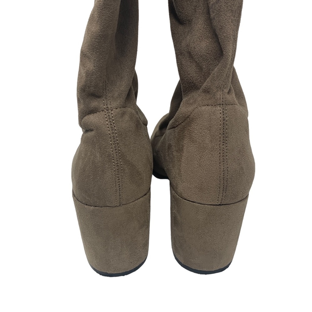 Steve Madden over-the-knee boots with block heel and adjustable tie top - Picture 7 of 16